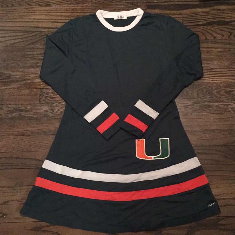 University of Miami Long sleeve dress